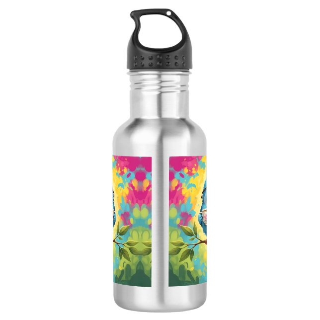 Botella De Agua  Blue Bird Water Bottle (Reverso)