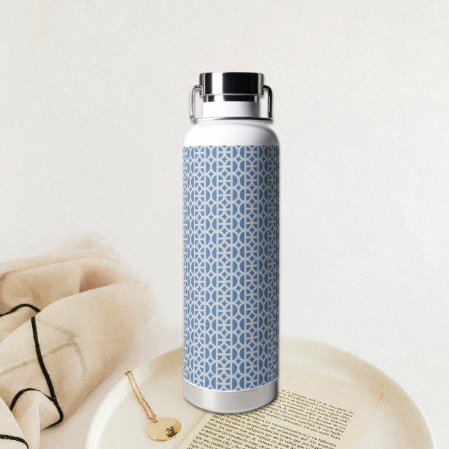 Botella De Agua Blue Circle Pattern Water Bottle (Subido por el creador)