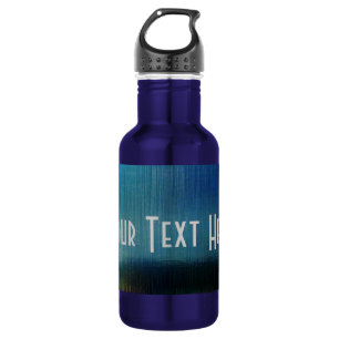 Botella De Agua Blue Metalline Sheen