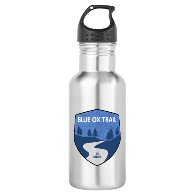 Botella De Agua Blue Ox Trail (Anverso)
