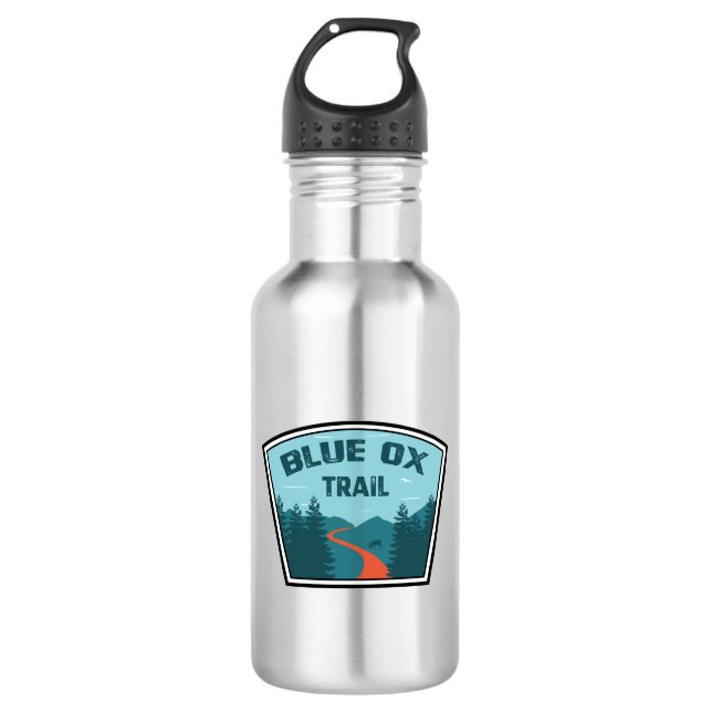 Botella De Agua Blue Ox Trail (Anverso)