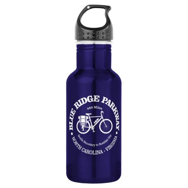 Botella De Agua Blue Ridge Parkway (ciclismo) (Anverso)