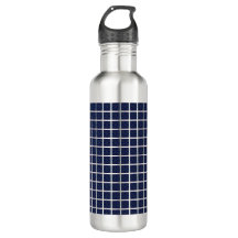Botella de agua Blue Squares