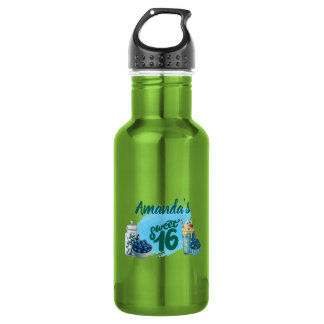 Botella De Agua Blue Sweet Sixteen Water Bottle