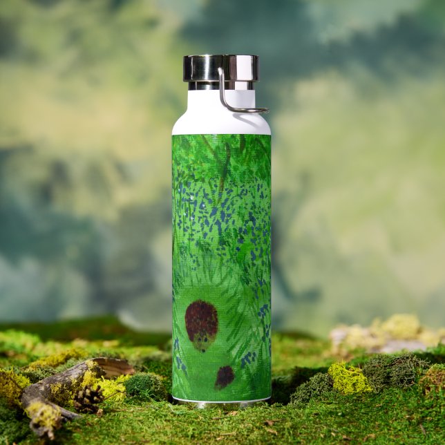 Botella De Agua Bluebell Wood Hedghogs Spring Green (Exterior)