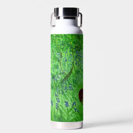Botella De Agua Bluebell Wood Hedghogs Spring Green