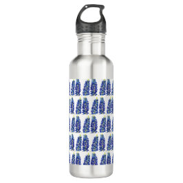 Botella De Agua Bluebonnets Texas Flores silvestres acuarela
