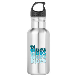 Botella de agua Blues