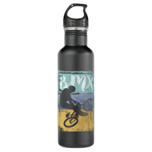 Botella De Agua BMX Tee - Videociclista BMX Retro Vintage