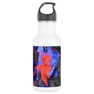 Botella De Agua Boa de plumas del carnaval