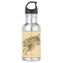 Boar salvaje (arte japonés) (de Kono Bairei)