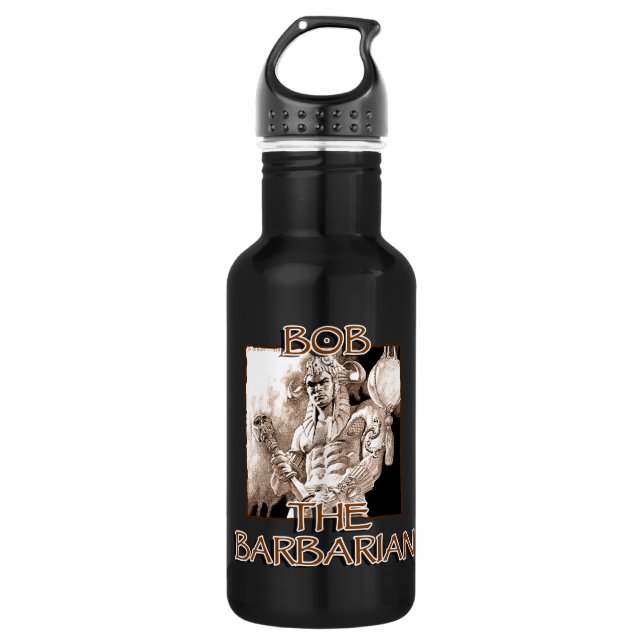 Botella De Agua Bob, el bárbaro (Anverso)