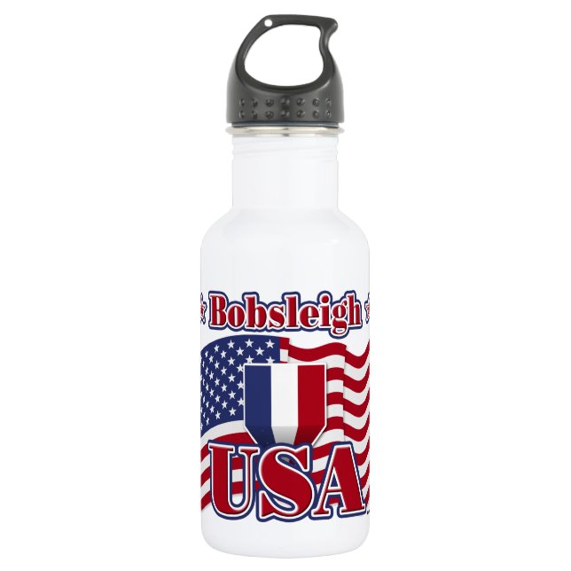 Botella De Agua Bobsled USA (Anverso)