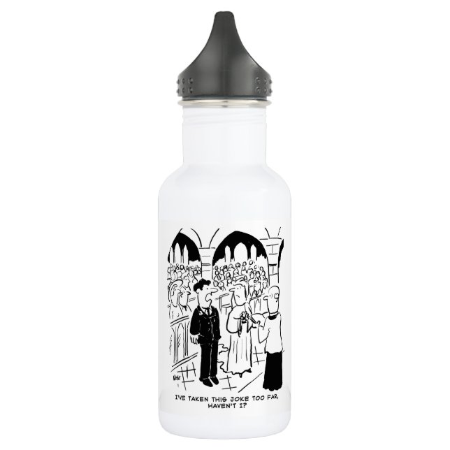 Botella De Agua Boda - Bridegroom Practical Chiste Personalizado S (Izquierda)