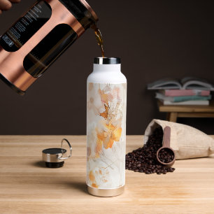 Botella De Agua Boho Chic Floral Acuarela