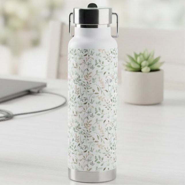 Botella De Agua Boho Flor Silvestre  (Subido por el creador)