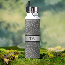 Botella De Agua Boho Gray Tan Thor Vacuum