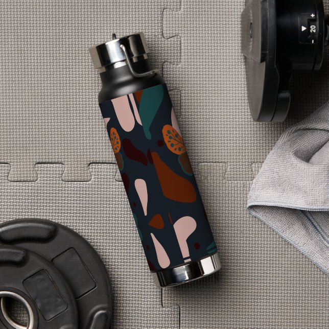 Botella De Agua Boho Rústico Clásico (Gimnasio)