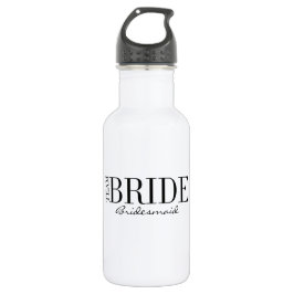 Botella De Agua Bola de agua del partido de novias Team Bride Brid