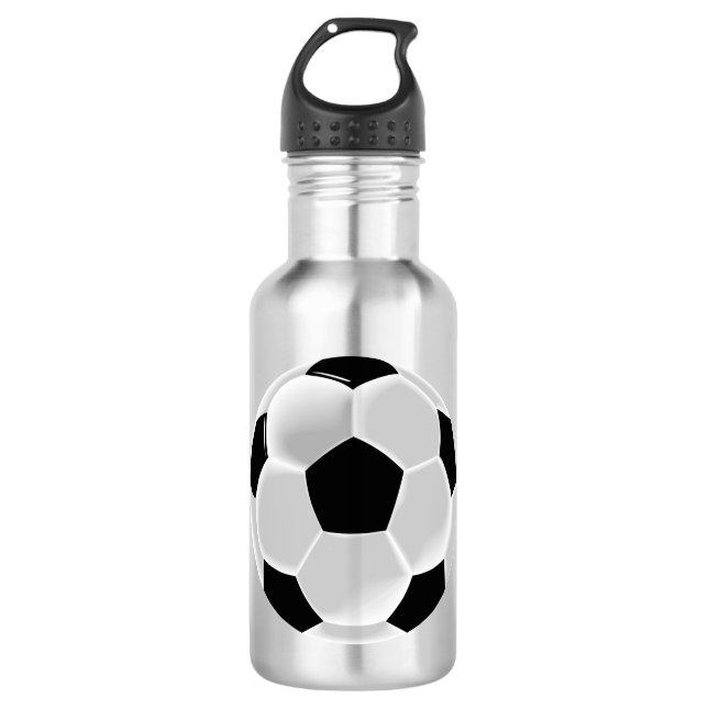 Botella De Agua Bola de Futbol del fútbol del fútbol (Anverso)