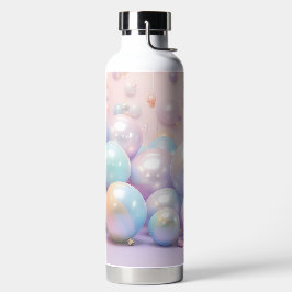 BOTELLA DE AGUA BOLAS DE NAVIDAD FESTIVAS PASTEL