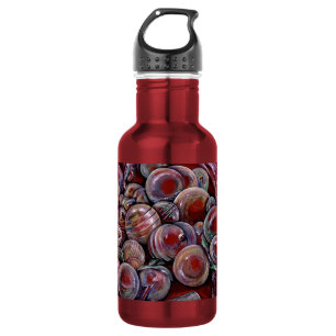 Botella De Agua Bolas de Navidades rojos