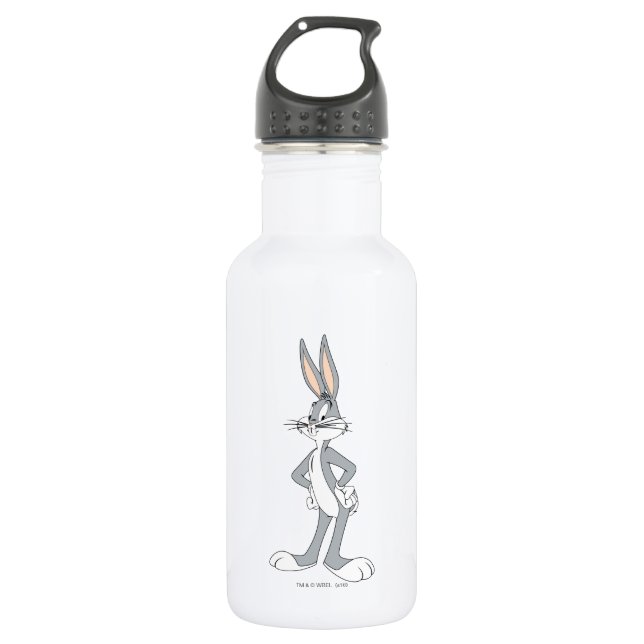 Botella De Agua BOMBARDEOS BUNNY™| Manos en caderas (Anverso)