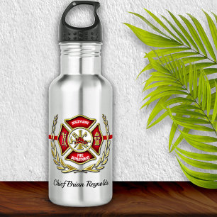 Botella De Agua Bombero personalizado
