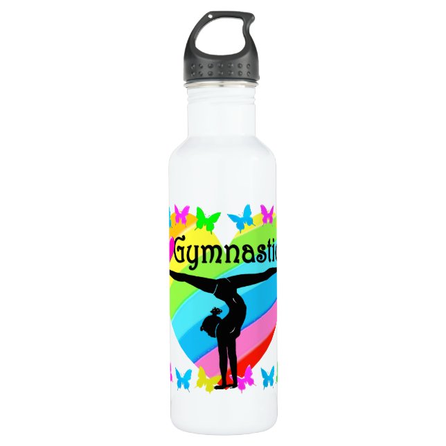 BOTELLA DE AGUA BONITO ME ENCANTA EL DISEÑO DE GIMNASTICS RAINBOW (Anverso)
