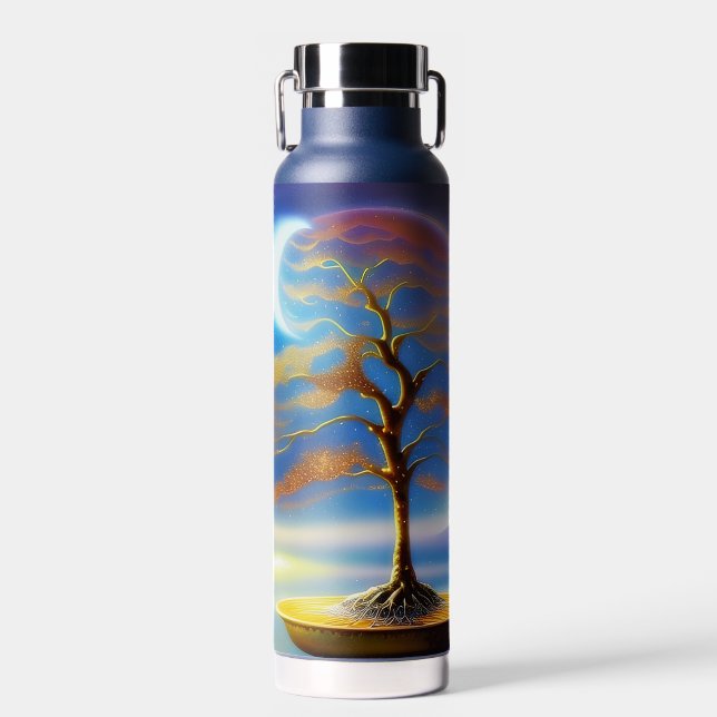 Botella De Agua bonsái paisaje lunar  (Delantero)