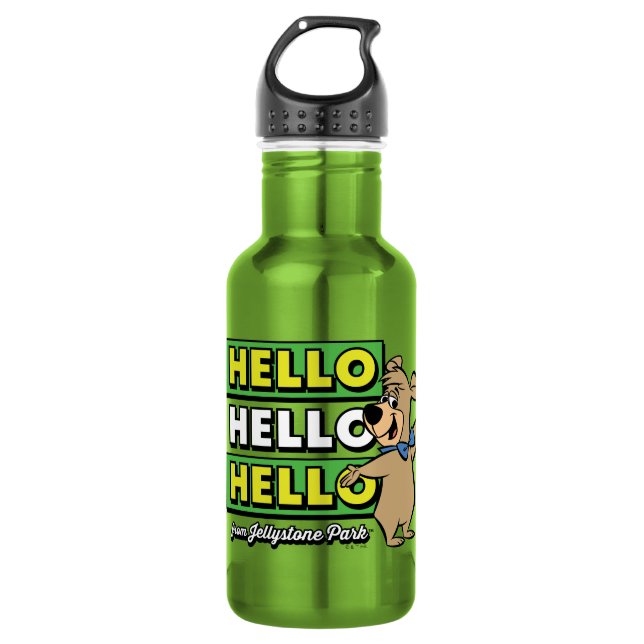 Botella De Agua Boo-Boo Bear Hola Hola Desde Jellystone (Anverso)