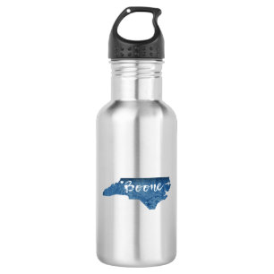 Botella De Agua Boone North Carolina Wood Grain