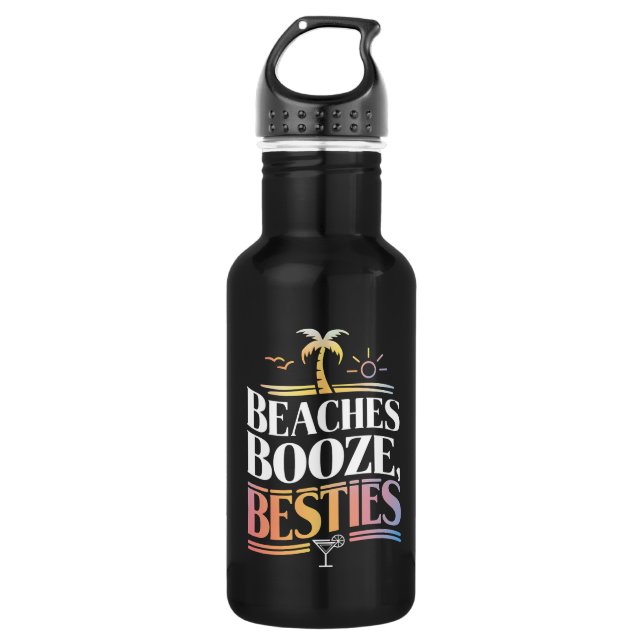 Botella De Agua Booze & Bestis Coconut Summer (Anverso)