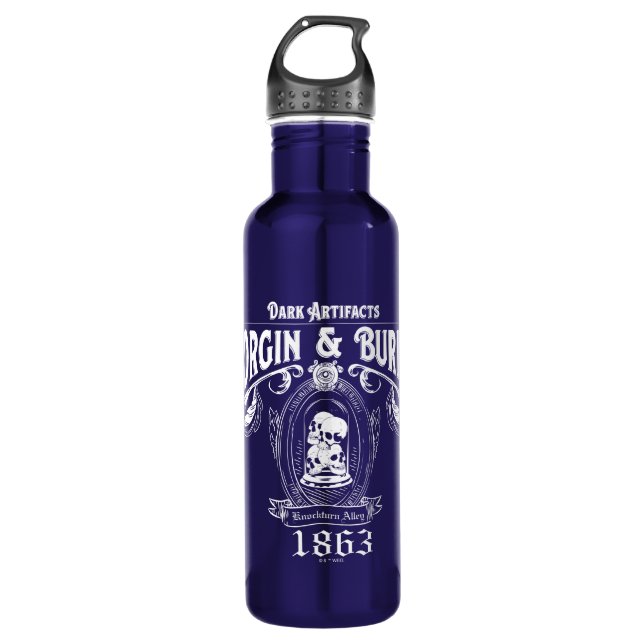 Botella De Agua BORGIN & BURKES™ Dark Artifacts Store Gráfico (Anverso)