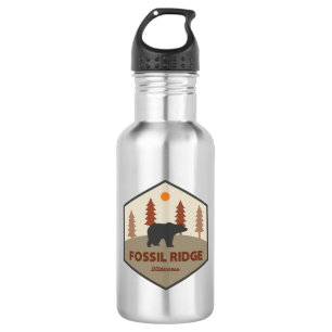 Botella De Agua Bosque de la Rivera Fósil