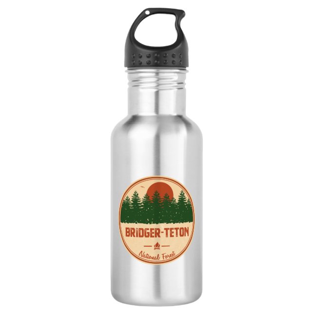 Botella De Agua Bosque nacional Bridger-Teton (Anverso)