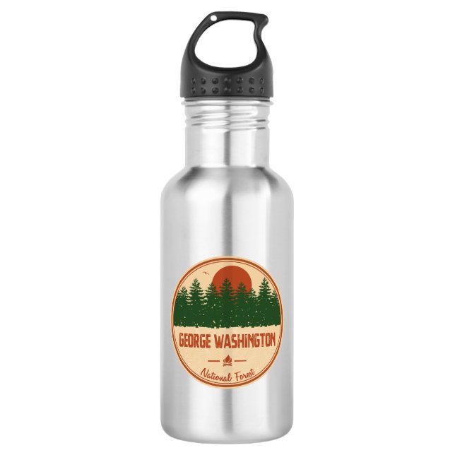 Botella De Agua Bosque nacional de George Washington (Anverso)
