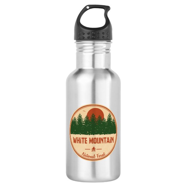 Botella De Agua Bosque nacional de las Montañas Blancas (Anverso)