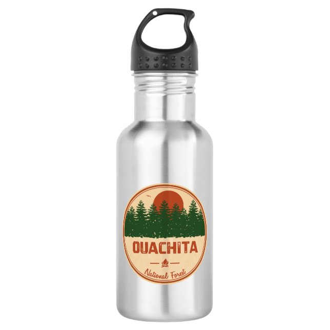 Botella De Agua Bosque nacional de Ouachita (Anverso)
