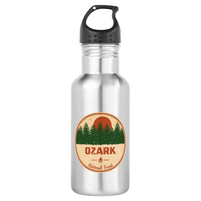 Botella De Agua Bosque nacional de Ozark (Anverso)