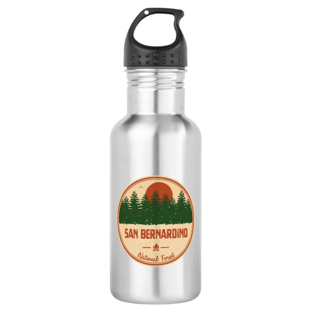 Botella De Agua Bosque nacional de San Bernardino (Anverso)