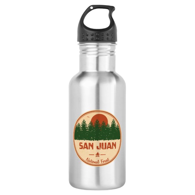Botella De Agua Bosque nacional de San Juan (Anverso)
