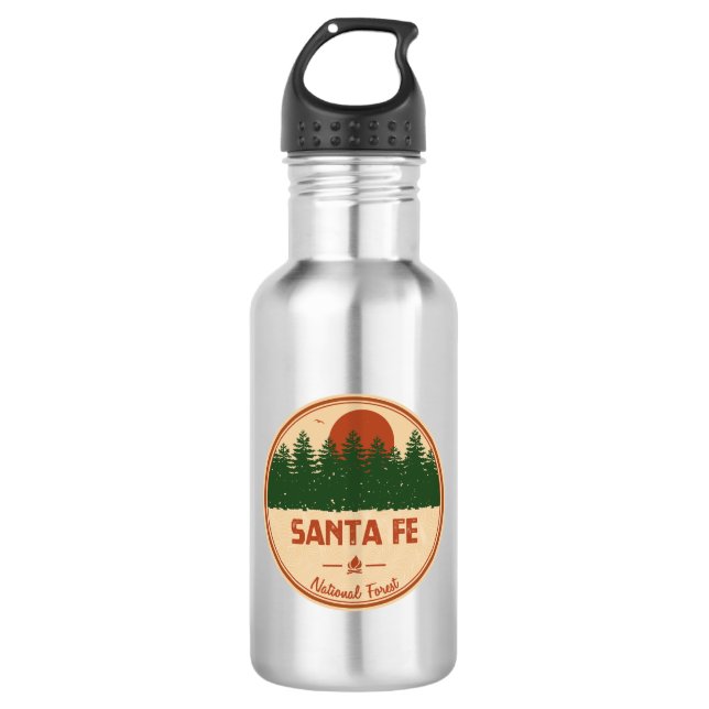 Botella De Agua Bosque nacional de Santa Fe (Anverso)