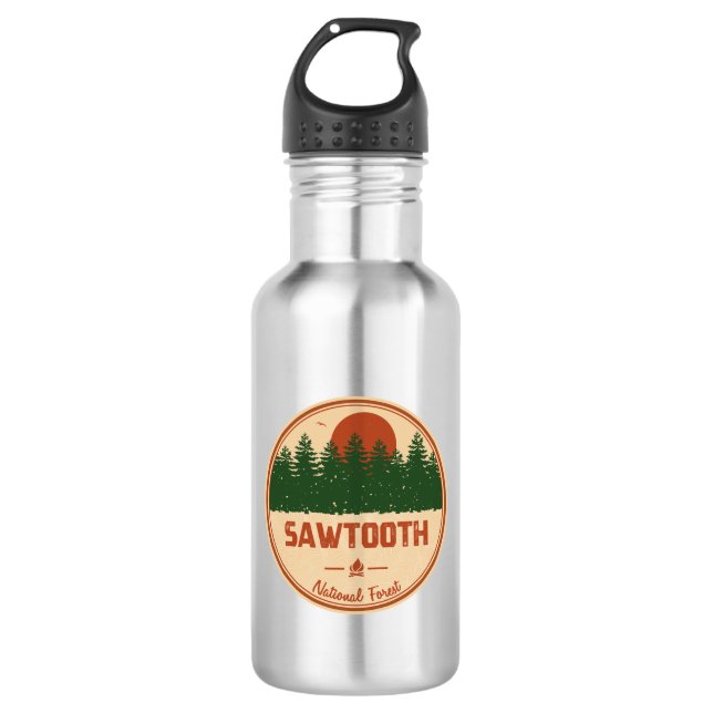 Botella De Agua Bosque nacional de Sawtooth (Anverso)