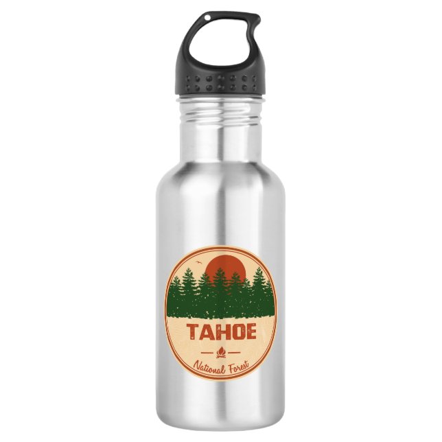 Botella De Agua Bosque nacional de Tahoe (Anverso)