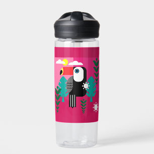 Botella De Agua Bosque tropical tropical Toucan