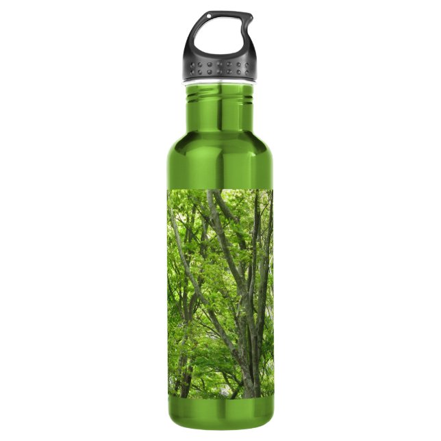 Botella De Agua Bosque verde (Anverso)
