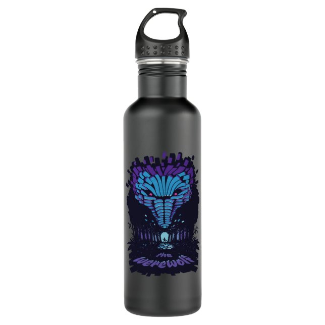 Botella De Agua Bosque Werewolf (Anverso)