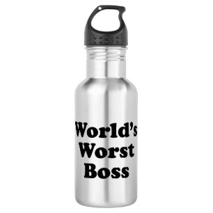 Botella De Agua Boss peor del mundo