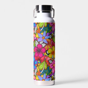 Botella De Agua Botánico tropical